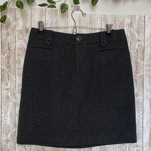 Eddie Bauer Wool Skirt Fall Holiday Retro Vintage